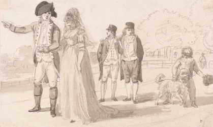 Eine Familie im Hyde Park